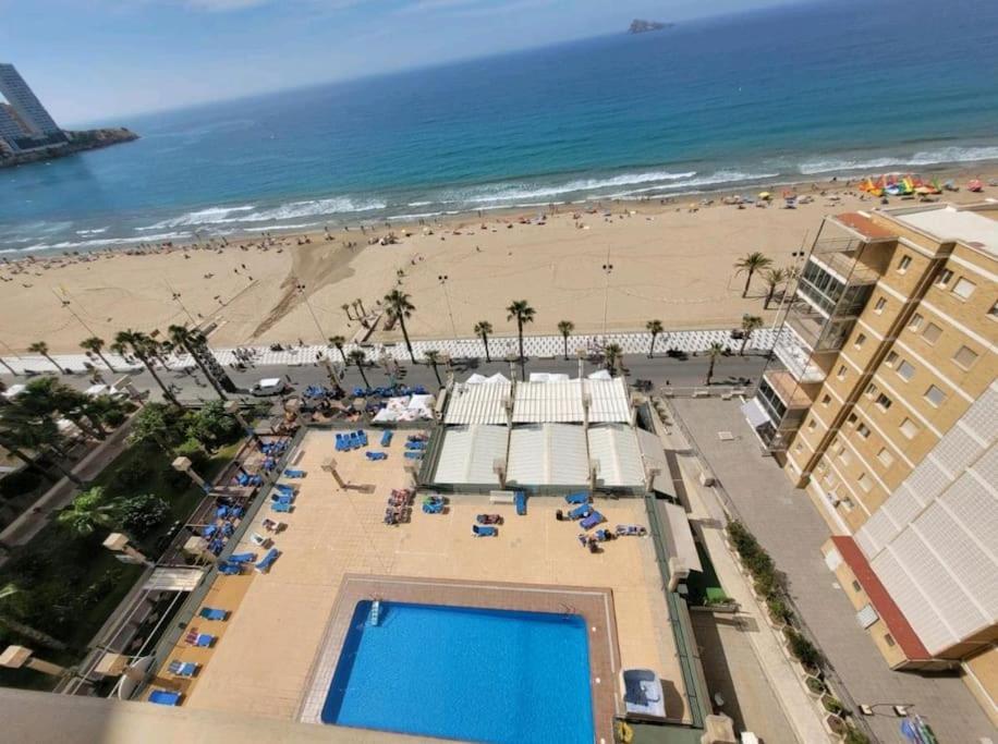 ベニドルムPiso 21 Unico A Pie De Playa En Esquinaアパートメント エクステリア 写真