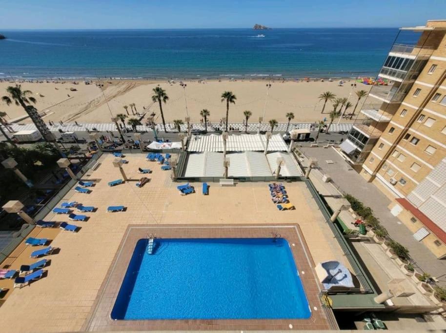 ベニドルムPiso 21 Unico A Pie De Playa En Esquinaアパートメント エクステリア 写真